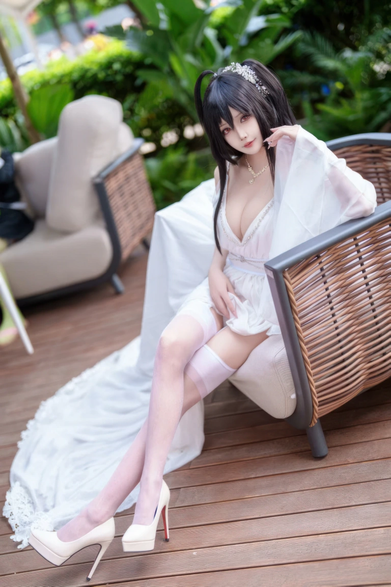 抱走莫子《萤火虫动漫嘉年华 大凤誓约花嫁》主题写真：27张全套美图