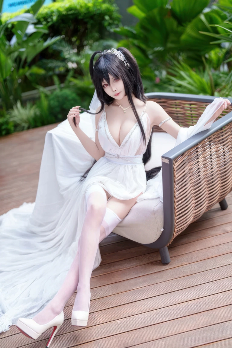 抱走莫子《萤火虫动漫嘉年华 大凤誓约花嫁》主题写真：27张全套美图