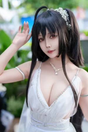 抱走莫子《萤火虫动漫嘉年华 大凤誓约花嫁》主题写真：27张全套美图