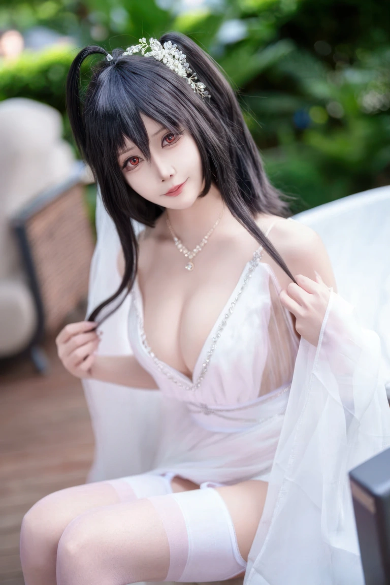 抱走莫子《萤火虫动漫嘉年华 大凤誓约花嫁》主题写真：27张全套美图