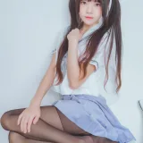 桜桃喵《桜桃未熟2 黑丝水手》主题写真：49张全套美图