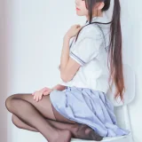 桜桃喵《桜桃未熟2 黑丝水手》主题写真：49张全套美图