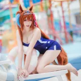 瓜希酱《赛马娘大和赤骥》主题写真：30张全套美图