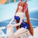 瓜希酱《赛马娘大和赤骥》主题写真：30张全套美图