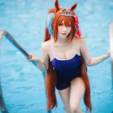 瓜希酱《赛马娘大和赤骥》主题写真：30张全套美图