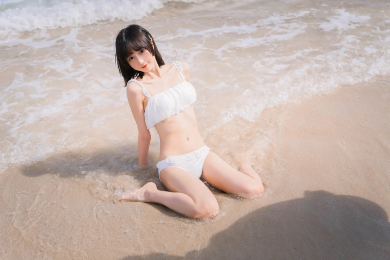 木棉棉《焦糖白》主题写真：38张全套美图