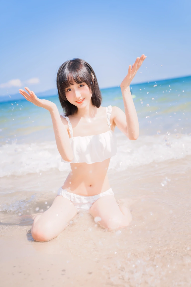 木棉棉《焦糖白》主题写真：38张全套美图