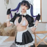 蜜汁猫裘《工作女仆》主题写真：50张全套美图，含3个视频
