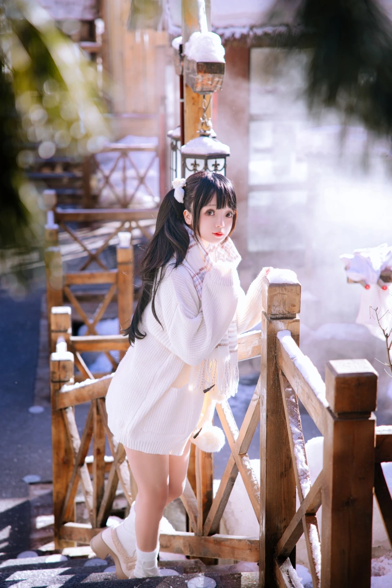 日奈娇(椎名莜)《雪地少女》主题写真：108张全套美图，含2个视频