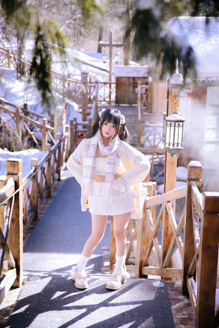 日奈娇(椎名莜)《雪地少女》主题写真：108张全套美图，含2个视频