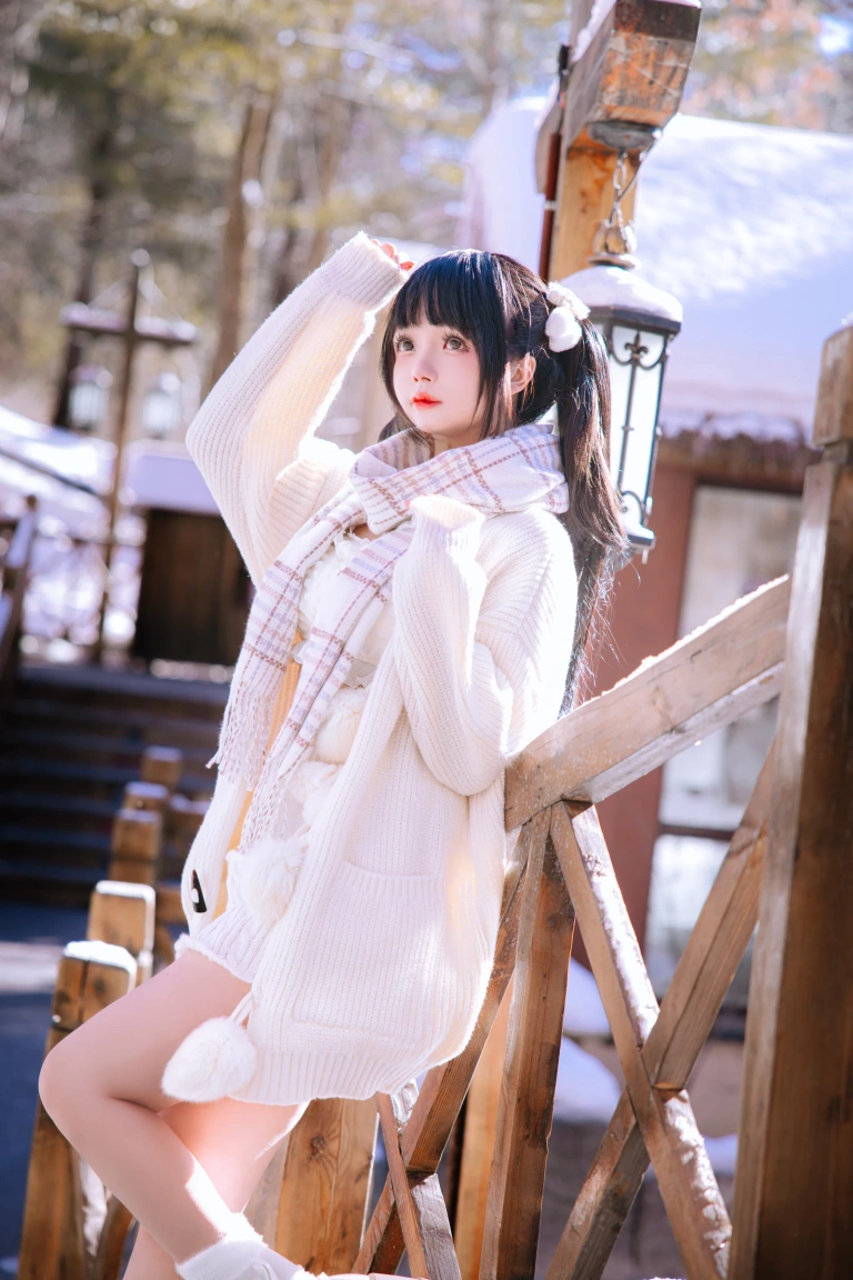 日奈娇(椎名莜)《雪地少女》主题写真：108张全套美图，含2个视频