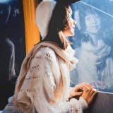 木棉棉《海螺沟游记》主题写真：19张全套美图