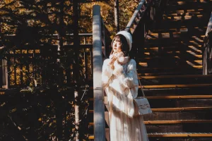 木棉棉《海螺沟游记》主题写真：19张全套美图