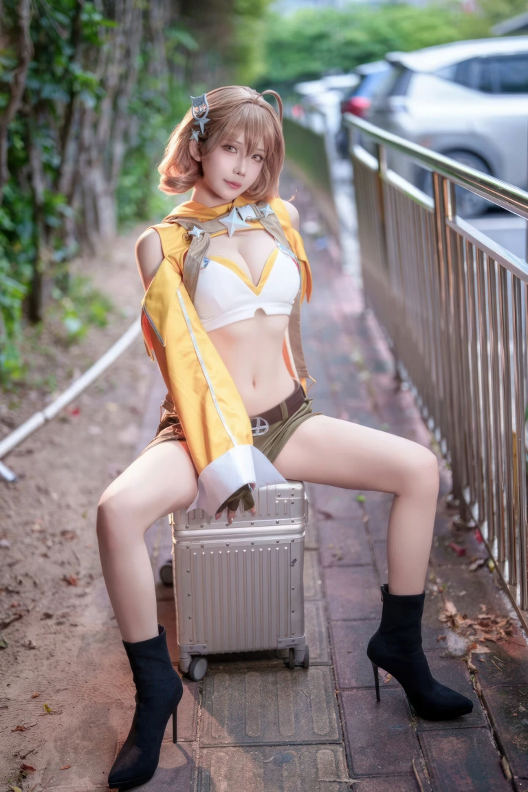 抱走莫子《萤火虫动漫嘉年华 阿妮斯超级巨星》主题写真：23张全套美图
