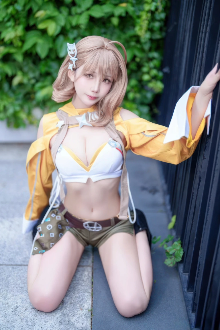 抱走莫子《萤火虫动漫嘉年华 阿妮斯超级巨星》主题写真：23张全套美图