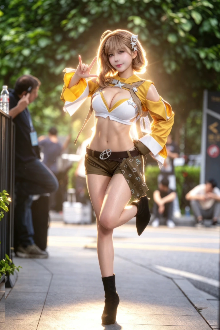抱走莫子《萤火虫动漫嘉年华 阿妮斯超级巨星》主题写真：23张全套美图