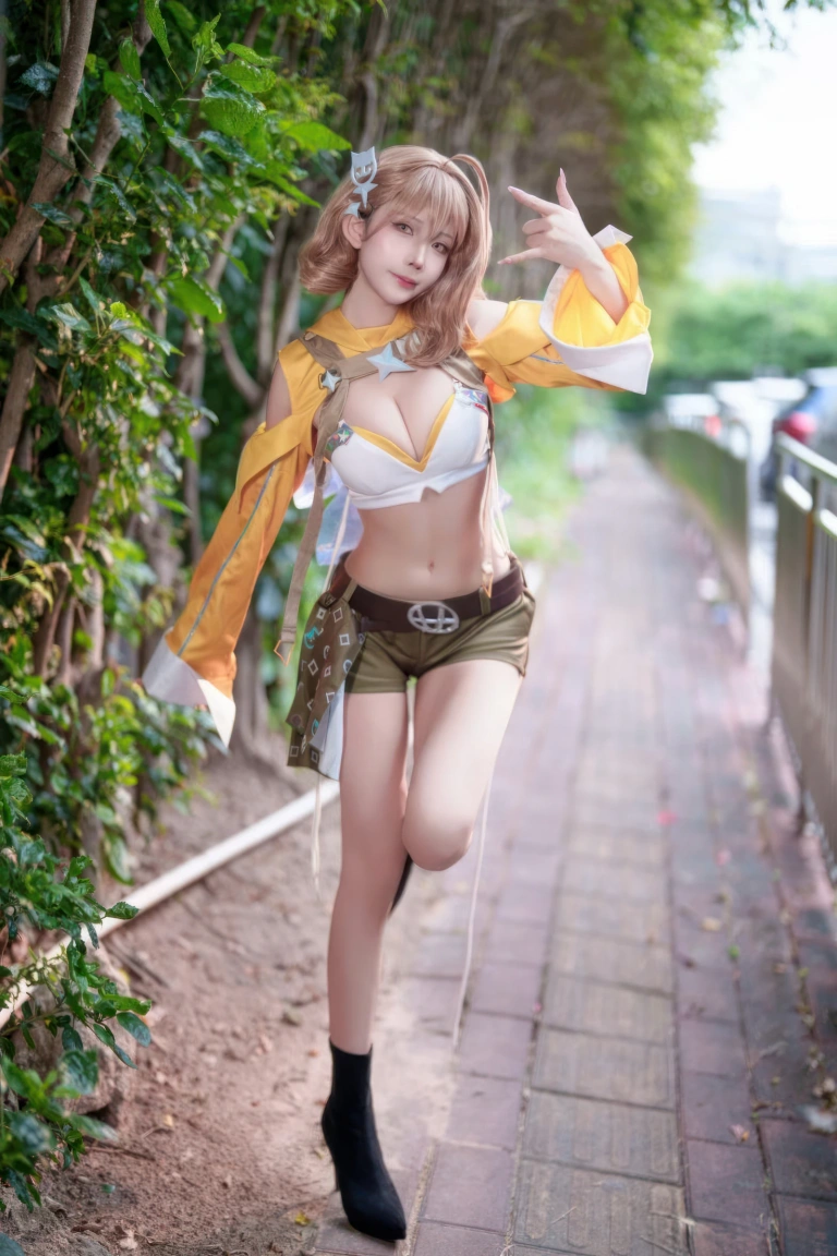 抱走莫子《萤火虫动漫嘉年华 阿妮斯超级巨星》主题写真：23张全套美图