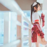 桜桃喵《桜桃未熟2 红色体操服》主题写真：44张全套美图