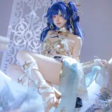 屿鱼《鸣潮 尤诺》主题写真：62张全套美图