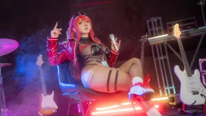 皮皮奶《Nikke胜利女神 沃伦姆》主题写真：58张全套美图，含1个视频