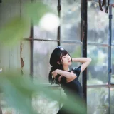 木棉棉《黑色魅惑》主题写真：23张全套美图