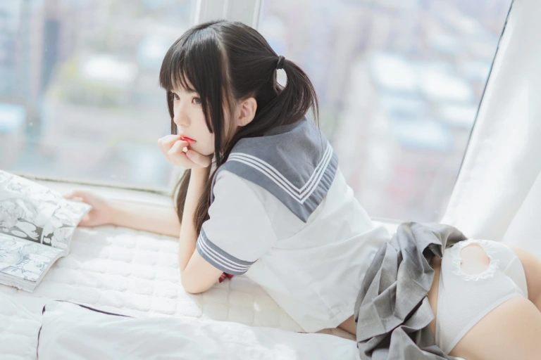 桜桃喵《桜桃未熟2 心形胖次》主题写真：111张全套美图