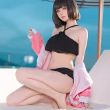 屿鱼《蔚蓝档案 静山真白泳装》主题写真：30张全套美图