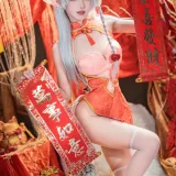阿包也是兔娘《新春贺图 龙妹》主题写真：44张全套美图，含1个视频