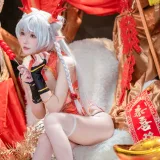 阿包也是兔娘《新春贺图 龙妹》主题写真：44张全套美图，含1个视频