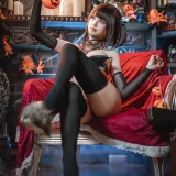 蜜汁猫裘《羊蹄魅魔》主题写真：50张全套美图