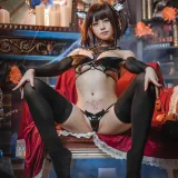 蜜汁猫裘《羊蹄魅魔》主题写真：50张全套美图