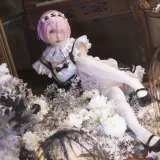 阿包也是兔娘《拉姆女仆》主题写真：22张全套美图