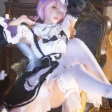 阿包也是兔娘《拉姆女仆》主题写真：22张全套美图