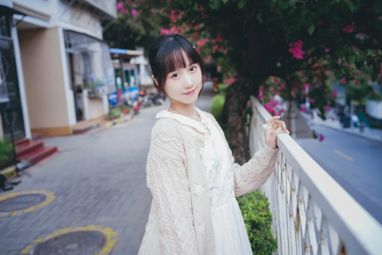 木棉棉《花与少女》主题写真：29张全套美图