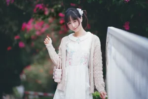 木棉棉《花与少女》主题写真：29张全套美图