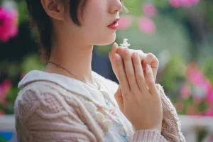 木棉棉《花与少女》主题写真：29张全套美图