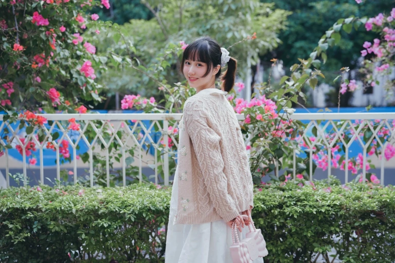 木棉棉《花与少女》主题写真：29张全套美图