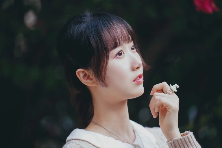 木棉棉《花与少女》主题写真：29张全套美图