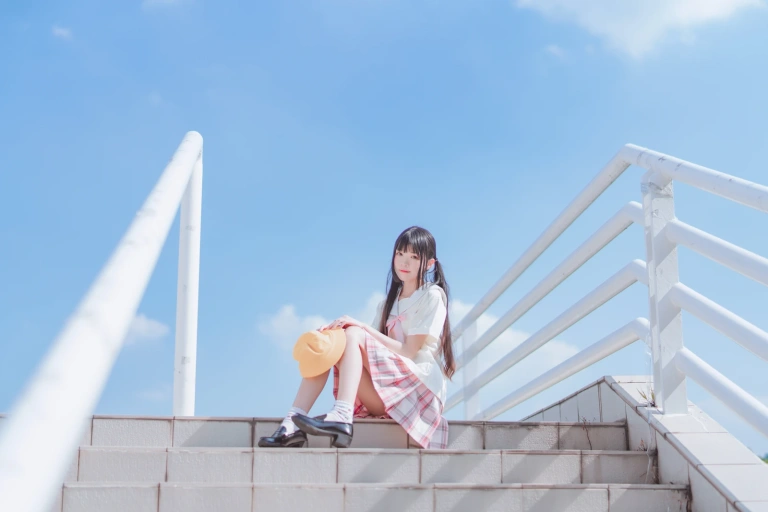 桜桃喵《桜桃未熟2 幼稚园》主题写真：35张全套美图