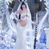 清水由乃《碧蓝航线 武藏紫藤花》主题写真：51张全套美图，含1个视频
