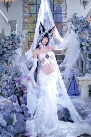 清水由乃《碧蓝航线 武藏紫藤花》主题写真：51张全套美图，含1个视频