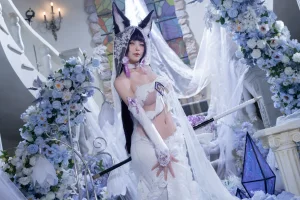 清水由乃《碧蓝航线 武藏紫藤花》主题写真：51张全套美图，含1个视频