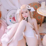 日奈娇(椎名莜)《白小绵羊》主题写真：70张全套美图