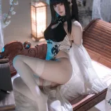 屿鱼《碧蓝航线 史特拉塞·艳书美玉》主题写真：97张全套美图