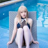 清水由乃《蓝色夏日》主题写真：29张全套美图