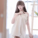 过期米线线喵《2020浴巾》主题写真：30张全套美图