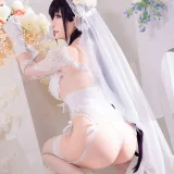 星之迟迟《《纯白と漆黑》 吾妻》主题写真：31张全套美图