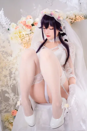 星之迟迟《《纯白と漆黑》 吾妻》主题写真：31张全套美图