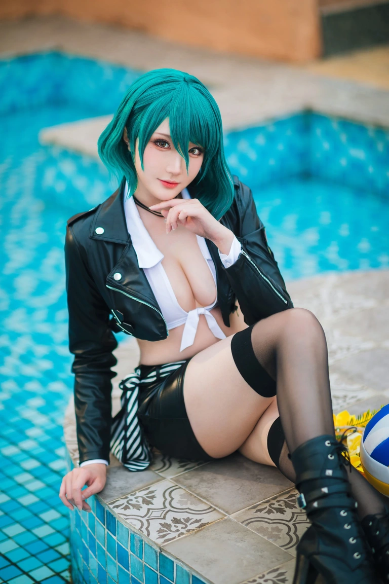 瓜希酱《环 DOA》主题写真：20张全套美图