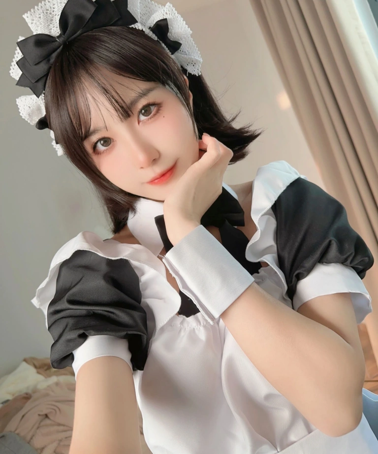 布丁大法《女仆奶糖派》主题写真：149张全套美图，含7个视频